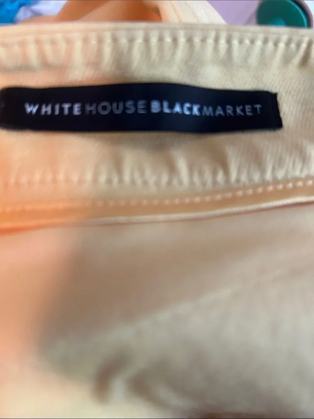 White House Black Market The Slim Ankle Yellow Women’s Dress Pants